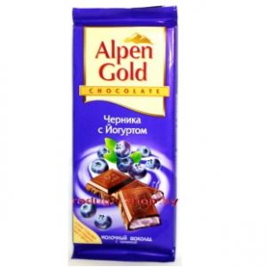 Шоколад Альпен голд черника и йогурт 90г ― е-Рубцовск.рф