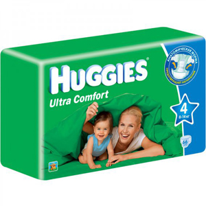 Подгузники Huggies Ultra Comfort 8-14 кг (4) 80шт ― е-Рубцовск.рф