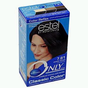 Краска для волос Estel Only Color №7.81 иссиня-черный ― е-Рубцовск.рф