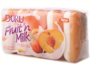 Туалетное мыло Duru Fruit'n Milk Персик 5х75г ― е-Рубцовск.рф