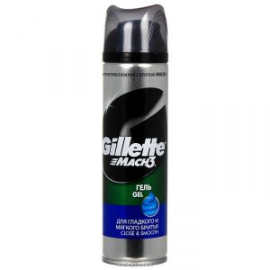 Гель для бритья Gillette Mach3 Close&Smooth 200мл ― е-Рубцовск.рф