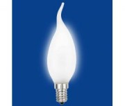Лампа Uniel ESL-C21-TW12/4200/E14 СВЕЧА ВИТАЯ МАТОВАЯ НА ВЕТРУ