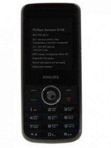 Сотовый телефон Philips Xenium X116 Black ― е-Рубцовск.рф