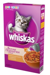 Whiskas для котят подушечки паштет индейка/морковь 400гр ― е-Рубцовск.рф