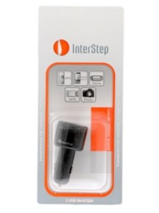 АЗУ InterStep с 2 USB, 800 мА х 2 ― е-Рубцовск.рф