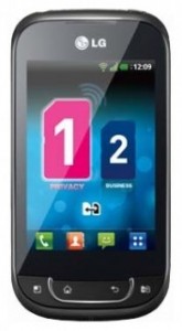 Смартфон LG P698 OptimusLink Dual SIM Black ― е-Рубцовск.рф