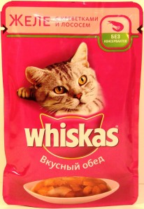 Whiskas желе с креветками и лососем 100гр ― е-Рубцовск.рф