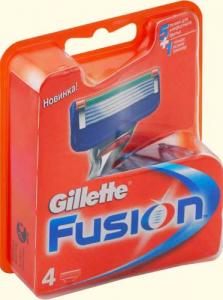 Gillette Fusion кассеты для станка 4шт ― е-Рубцовск.рф