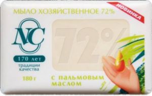 Мыло хоз. Н.К.72% с пальмовым маслом 180г ― е-Рубцовск.рф