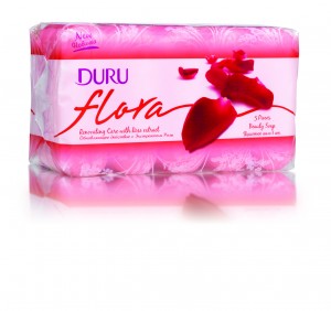 Туалетное мыло Duru Flora Роза 5х75г ― е-Рубцовск.рф