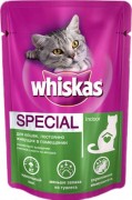 Whiskas для кошек постоянно живущих в помещении 100гр