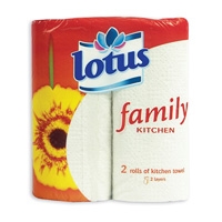 Полотенца Lotus Fam.Kitch бел. 2шт  ― е-Рубцовск.рф