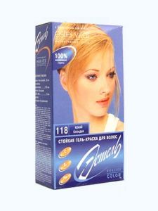 Краска для волос Estel гель №118 яркий блондин ― е-Рубцовск.рф
