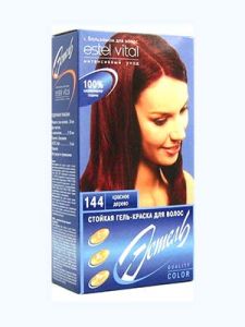 Краска для волос Estel гель №144 красное дерево ― е-Рубцовск.рф