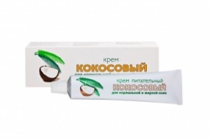 Крем "Кокосовый" питательный для нормальной и жирной кожи лица (серия Калина) 42мл  ― е-Рубцовск.рф