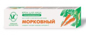 Крем для лица «Морковный» для сухой и чувствительной кожи 40мл (серия Невская косметика)   ― е-Рубцовск.рф