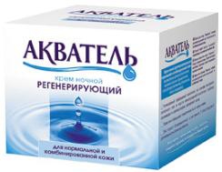 «Акватель»  Крем ночной регенерирующий  для нормальной и сухой кожи 50мл ― е-Рубцовск.рф