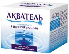 «Акватель» Крем ночной регенерирующий для сухой и чувствительной кожи 50мл  ― е-Рубцовск.рф
