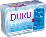 Туалетное мыло Duru 1+1 крем Морские минералы экопак 4х100г