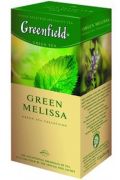 Гринфилд Зелен/Мелиса 25 пак (мелиса,мята,лимон) 