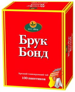 Брук Бонд Черный 100 пак ― е-Рубцовск.рф
