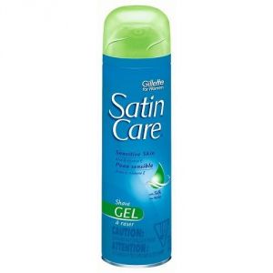 Гель для бритья Gillette Satin care для чувствительной кожи 200мл  ― е-Рубцовск.рф