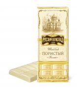 Шоколад Русский Храм белый пористый 100г