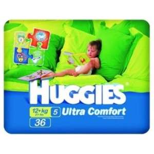 Подгузники Huggies Ultra Comfort 12+ 36шт ― е-Рубцовск.рф