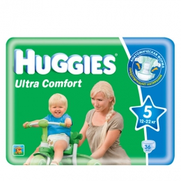 Подгузники Huggies Ultra Comfort  12-25 (5) 36шт ― е-Рубцовск.рф