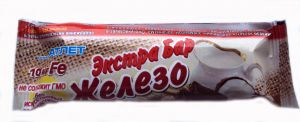 Шоколадка «Экстра Бар Железо» (25 г),  завтрак обогащенный железом 10 мг ― е-Рубцовск.рф