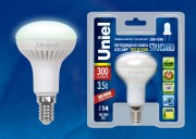 Лампа UNIEL LED R50A-3.5W/CW/4200/E14 300lm