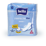 Прокладки Bella Perfecta софт голубая с крылышками 10шт 