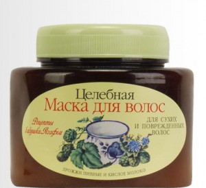 Бабушка Агафья Маска для сухих волос на основе дрожжей и кислого молока 250мл ― е-Рубцовск.рф