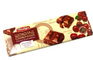 Шоколад ПОБЕДА 250г Сливочный с вишней  ― е-Рубцовск.рф