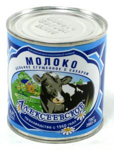 Сгущенное молоко ГОСТ "Алексевское" 380г ― е-Рубцовск.рф