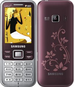 Сотовый телефон Samsung GT-C3322 Duos La Fleur Scarlet Red ― е-Рубцовск.рф
